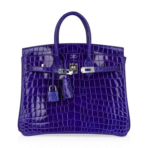 blue crocodile hermes birkin handbag price